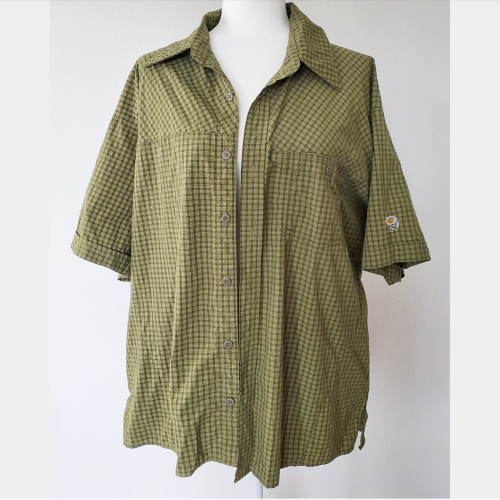 Mountain Hardware Mens Button Up Short Sleeve Top